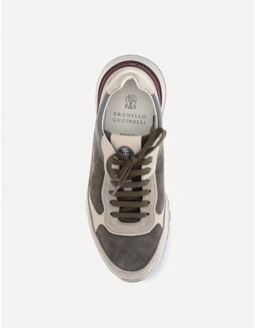 Sneakers BRUNELLO CUCINELLI,  Leather, Multicolor - MZUSNEO355CYR60