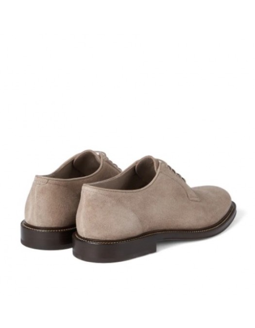 Pantofi BRUNELLO CUCINELLI, suede derby shoes - MZUSOLE672C4298