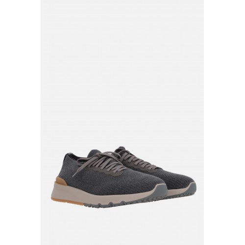 Sneakers BRUNELLO CUCINELLI, Grey Anthracite, Low Top Design Sneakers BRUNELLO CUCINELLI, Grey Anthracite, Low Top Design