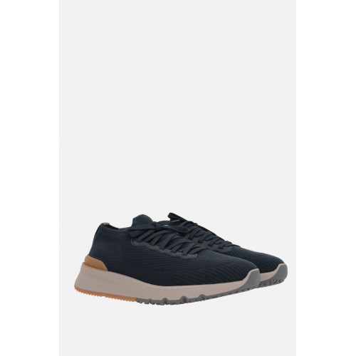 Sneakers BRUNELLO CUCINELLI, Navy Blue, Low Top Design Sneakers BRUNELLO CUCINELLI, Navy Blue, Low Top Design