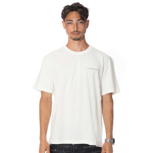 Tricou Ih Nom Uh Nit, White Mask, Alb Tricou Ih Nom Uh Nit, White Mask, Alb