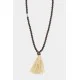 COLIER DSQUARED2, Summer Lovers, Wooden Beads, Tassel, Brown - NEM0013285004925080UNI COLIER DSQUARED2, Summer Lovers, Wooden Beads, Tassel, Brown - NEM0013285004925080UNI