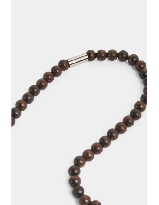 COLIER DSQUARED2, Summer Lovers, Wooden Beads, Tassel, Brown - NEM0013285004925080UNI COLIER DSQUARED2, Summer Lovers, Wooden Beads, Tassel, Brown - NEM0013285004925080UNI