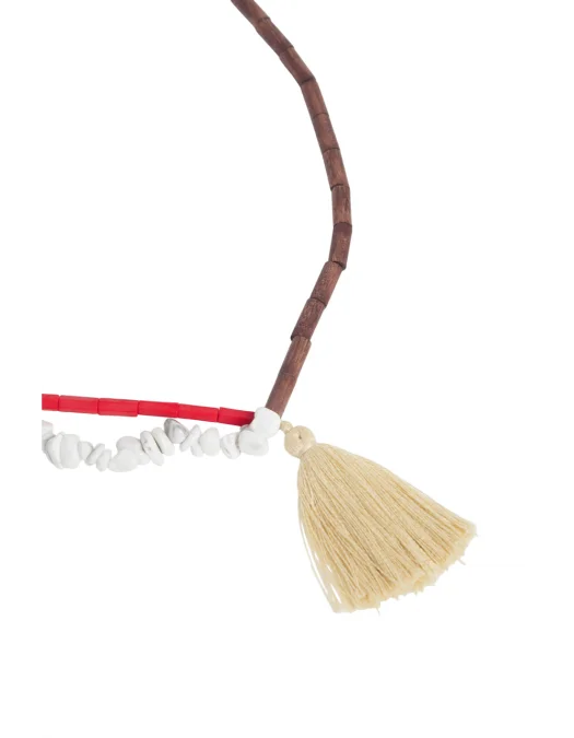Colier DSQUARED2, Summer Lovers Tassel, Dark Brown, Multicolor - NEM033128502682M037UNI Colier DSQUARED2, Summer Lovers Tassel, Dark Brown, Multicolor - NEM033128502682M037UNI