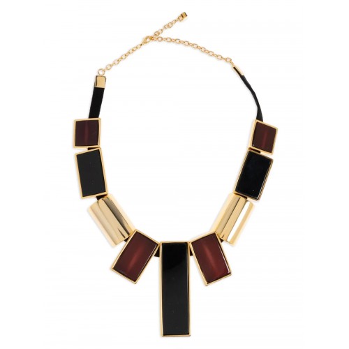 Colier DSQUARED2, Geometric Design, Gold, Multicolor Colier DSQUARED2, Geometric Design, Gold, Multicolor
