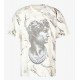 Tricou Ih Nom Uh Nit, David Print, Cream - NMW21221089