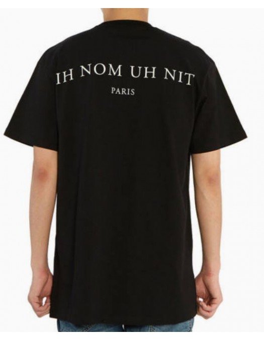 Tricou Ih Nom Uh Nit, Imprimeu Contrastrant, Negru - NUS20207009