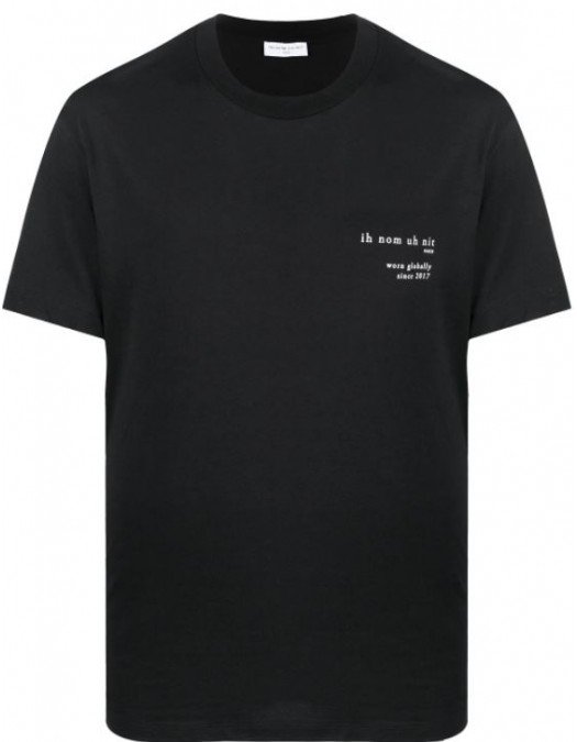Tricou Ih Nom Uh Nit, Black, Imprimeu text - NUS21213009