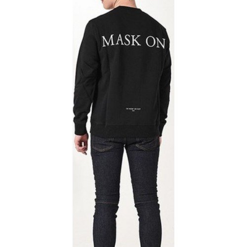 Bluza Ih Nom Uh Nit, Bumbac, Mask Print