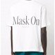Tricou IH NOM UH NIT, Mask On, White and Blue - NUS22221081