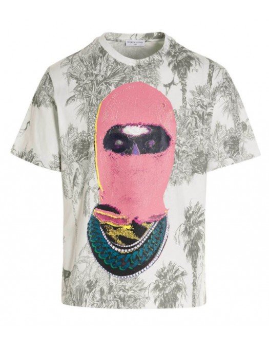 Tricou Ih Nom Uh Nit, JUNGLE PRINTED WITH  MASK21 PINK ON FRONT - NUS22241P01