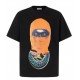 TRICOU IH NOM UH NIT, Relax Fit With MASK21 ORANGE ON Front, Negru - NUS22247009