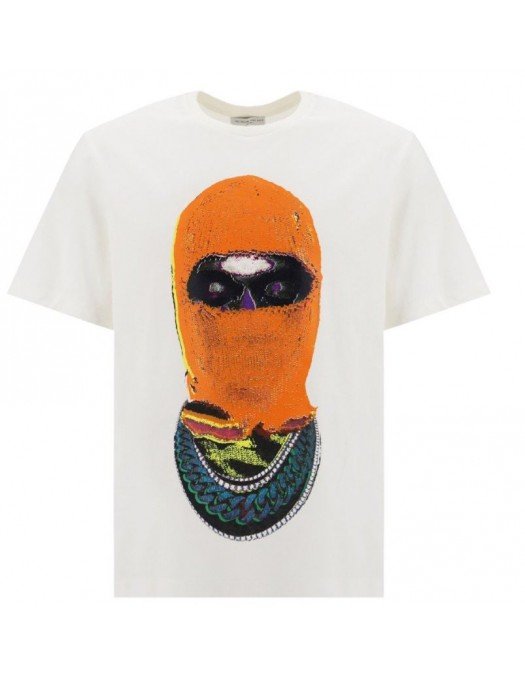 TRICOU IH NOM UH NIT, Relax Fit With MASK21 ORANGE ON Front, Alb - NUS22247081