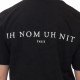 Tricou Ih Nom Uh Nit, Newspaper Mask, Black - NUS24254009