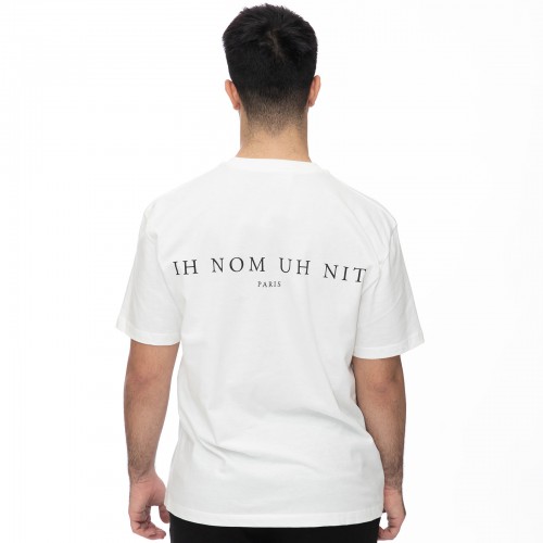 Tricou Ih Nom Uh Nit, Newspaper Mask, Alb