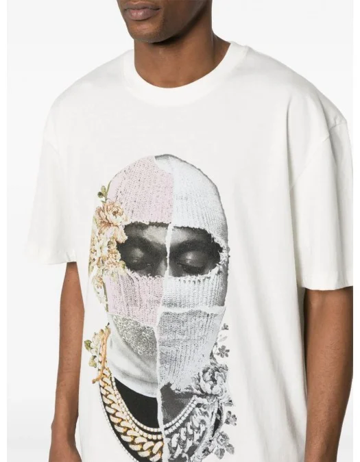 Tricou Ih Nom Uh Nit, Newspaper Mask, Alb - NUS24254081 Tricou Ih Nom Uh Nit, Newspaper Mask, Alb - NUS24254081