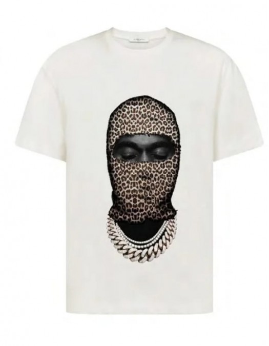 Tricou IH NOM UH NIT, Leopard Mask, White - NUS25230081