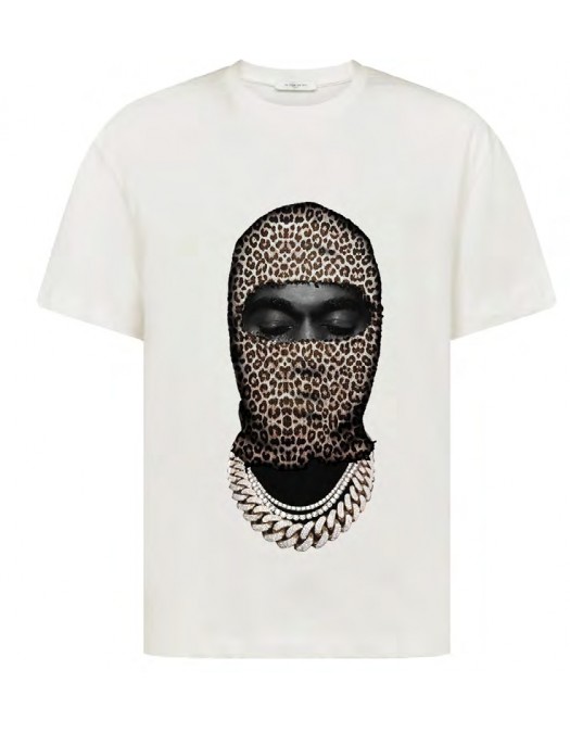 Tricou IH NOM UH NIT, Leopard Mask, White - NUS25230009