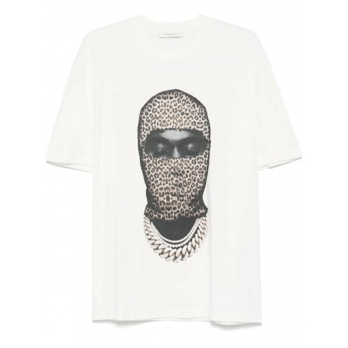 Tricou IH NOM UH NIT, Leopard Mask, White