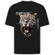 Tricou IH NOM UH NIT,  Leopard Print, Small Logo, Black - NUS25239009