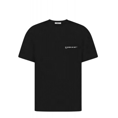 Tricou IH NOM UH NIT,  Leopard Print, Small Logo, Black Tricou IH NOM UH NIT,  Leopard Print, Small Logo, Black