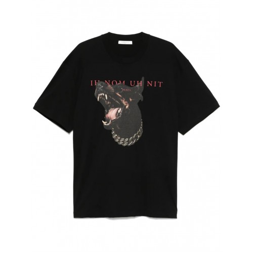 Tricou IH NOM UH NIT, Dobermann Print, Black Tricou IH NOM UH NIT, Dobermann Print, Black