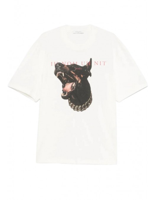 Tricou IH NOM UH NIT, Dobermann Print, White - NUS25242081 Tricou IH NOM UH NIT, Dobermann Print, White - NUS25242081