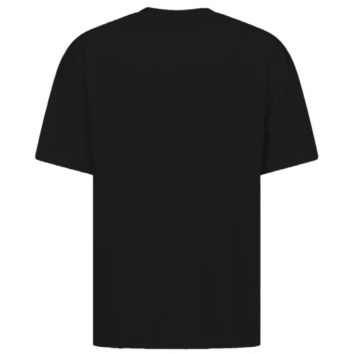 Tricou IH NOM UH NIT, Small Blue Mask Print, Black Tricou IH NOM UH NIT, Small Blue Mask Print, Black