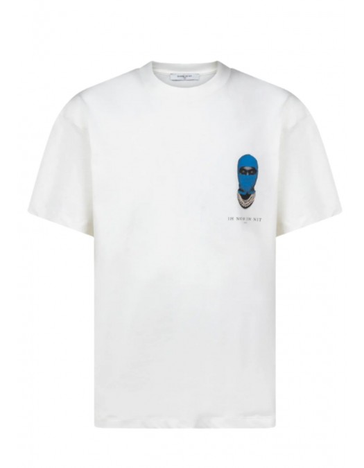 TRICOU IH NOM UH NIT, Blue Mask On print, Regular Fit, Alb - NUS25251081
