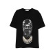Tricou IH NOM UH NIT, Mask Crosses Print, All Black - NUS26217009