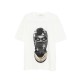 Tricou IH NOM UH NIT, Mask Crosses Print, All White - NUS26217081