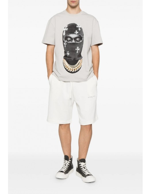 Tricou IH NOM UH NIT, Mask Crosses Print, Grey - NUS26217B28