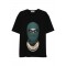 Tricou IH NOM UH NIT, Dark Green Mask Print in Front, Black