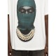 Tricou IH NOM UH NIT, Mask 20 Verde, Alb - NUS26234081
