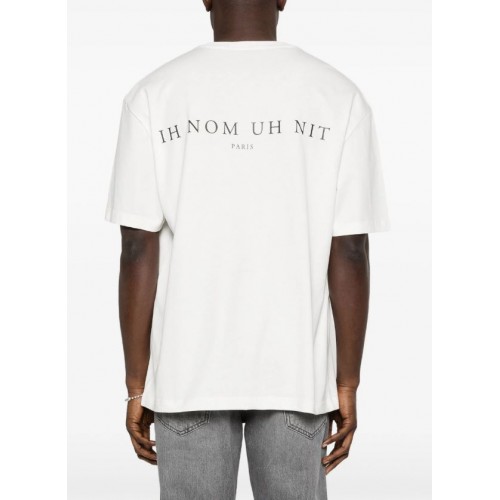 TRICOU IH NOM UH NIT, Paisley Mask Graphic in front, Alb