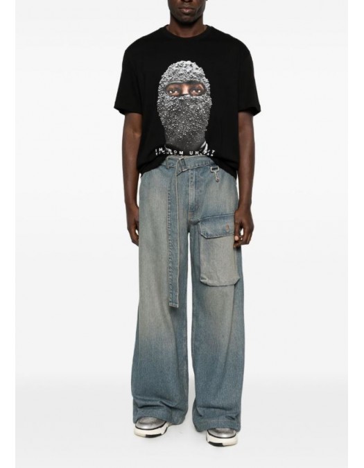 Tricou IH NOM UH NIT,  Grey Mask Diamonds, Black - NUS26247009