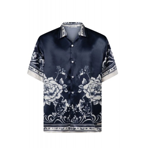 Camasa IH NOM UH NIT, Flower Print, Blue