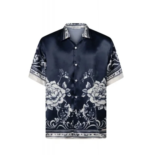 Camasa IH NOM UH NIT, Flower Print, Blue