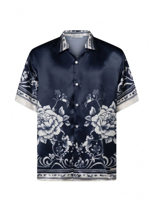 Camasa IH NOM UH NIT, Flower Print, Blue - NUS26251B38