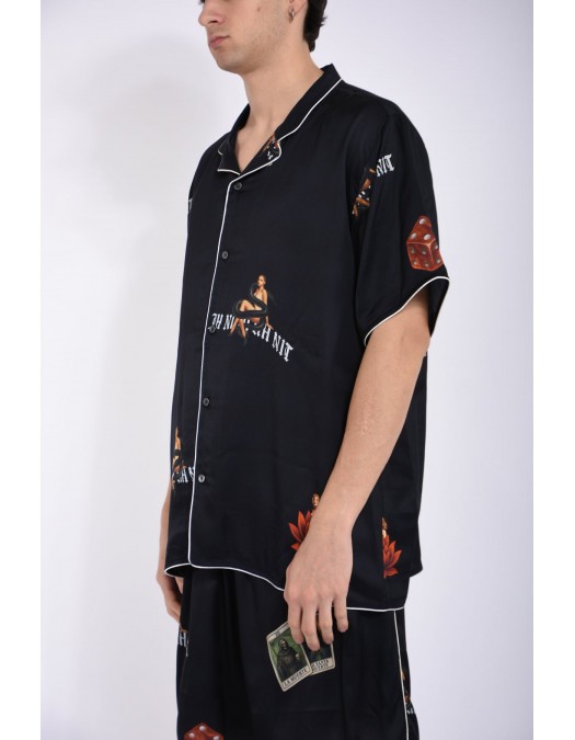 Camasa IH NOM UH NIT, Pajama Shirt Dice Dolls, Negru - NUS26252009