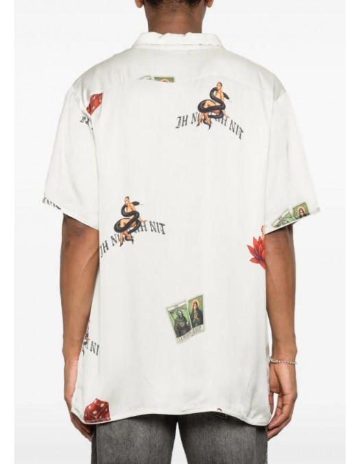 Camasa IH NOM UH NIT, Pajama Shirt Dice Dolls, Alb - NUS26252261