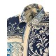Camasa IH NOM UH NIT, Bowling Shirt Old Cards, Bleu - NUS26258A25