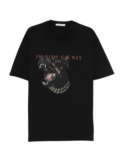 Tricou IH NOM UH NIT, Dog Print, Negru - NUS26272009
