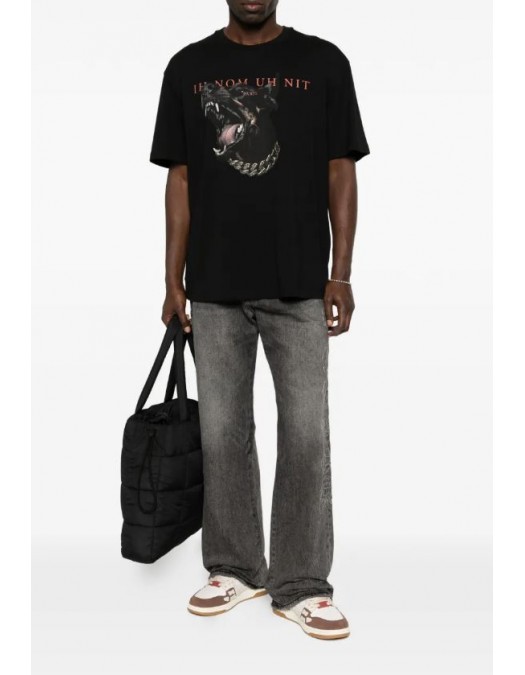 Tricou IH NOM UH NIT, Dog Print, Negru - NUS26272009