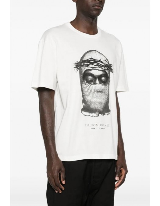 Tricou IH NOM UH NIT, Corona Mask T-shirt, Alb - NUS26275081
