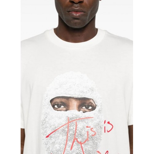 Tricou IH NOM UH NIT, This Is Authentic Mask on front, Regular, White