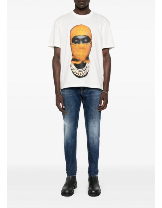 Tricou IH NOM UH NIT, Mask 20 Orange, Alb - NUS26292081