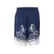 Pantaloni scurti IH NOM UH NIT bermuda blue flower print, Blue - NUS26351B38