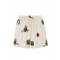 Pantaloni scurti IH NOM UH NIT, bermuda old cards print, Alb