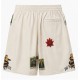 Pantaloni scurti IH NOM UH NIT, bermuda old cards print, Alb - NUS26362261
